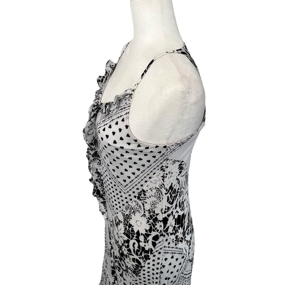 Disney Alice Through The Looking Glass Black and White High Low Sundress - Picture 6 of 13